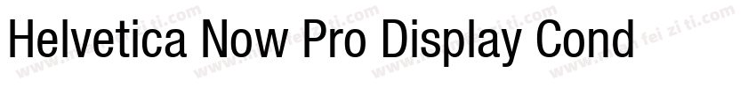 Helvetica Now Pro Display Condensed字体转换